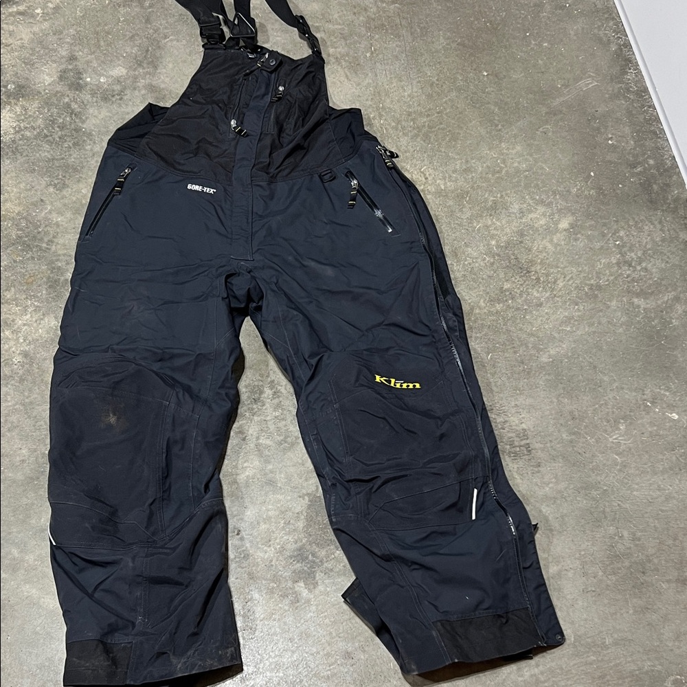 KLIM Men’s Black Performance Insulated Bib Snow Pants. New.